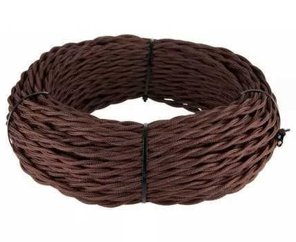 Провод электрический Werkel коричневый Ретро W6453614