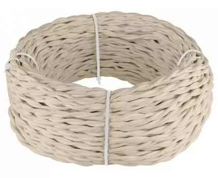 Провод электрический Werkel песочный Ретро W6452646