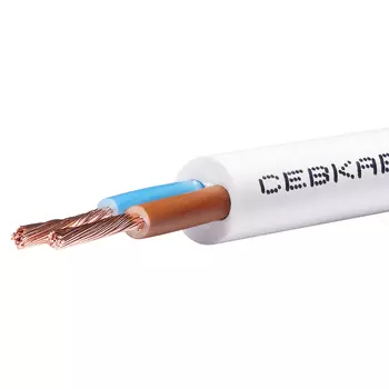 Провод ПВС 2х1,5 белый