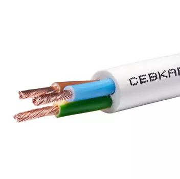 Провод ПВС 3х2,5 белый