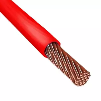 Провод установочный многожильный гибкий ПВ-3 (ПуГВ) 6,0 красный