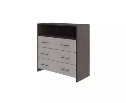 PROxSON Комод Varna (ЛДСП Дуб Шамони+ткань Дуб Шамони светлый (124)/Monopoly Горячий шоколад (237)) 90x40 (90, 40, 90, Дуб Кантербери/Savana Milk (молочный))