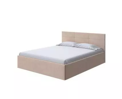 PROxSON Кровать Vector Plus (Ткань: Рогожка Тетра Имбирь) 160x200 (200, Нет, 160, Тетра Имбирь)