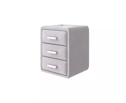 PROxSON Тумба Soft Mebel (Ткань: Велюр Лофти Айвори) 51x48 (64, 48, Нет, 51, Casa Лунный)