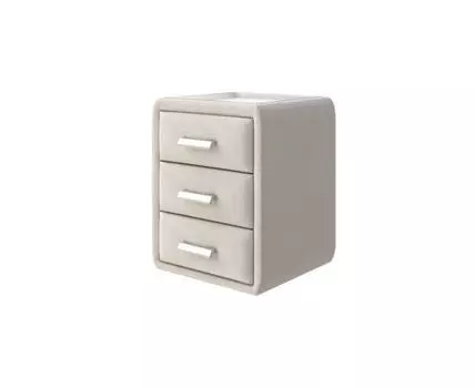 PROxSON Тумба Soft Mebel (Ткань: Велюр Лофти Айвори) 51x48 (64, 48, Нет, 51, Casa Сахарный)