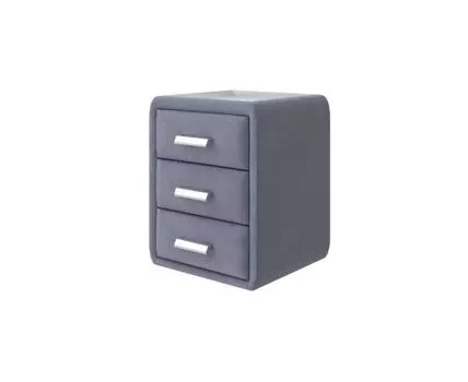 PROxSON Тумба Soft Mebel (Ткань: Велюр Лофти Айвори) 51x48 (64, 48, Нет, 51, Casa Благородный серый)