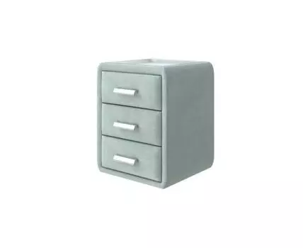 PROxSON Тумба Soft Mebel (Ткань: Велюр Лофти Айвори) 51x48 (64, 48, Нет, 51, Casa Мятный)