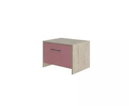 PROxSON Тумба Свен (ЛДСП Венге+ткань Дуб Венге/Лофти Бежевый) 51x40 (36, 40, 51, Бунратти/Ultra Ягодный сорбет)