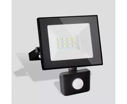 Прожектор Elementary (с датчиком) 021 FL LED 10W 6500K IP44 021 FL LED 10W 6500K IP44