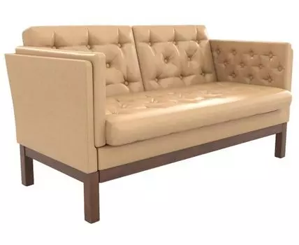 Прямой диван Айверс Мини (83, 80 см, Без пружин, Мягкие, Бежевый, 154, Малогабаритные)