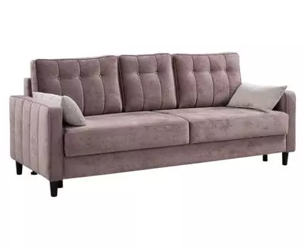 Прямой диван Арно (88, 100 см, Плоские пружины «змейка», Двуспальные, Диван-кровать, Коричневый, 219, Малогабаритные)