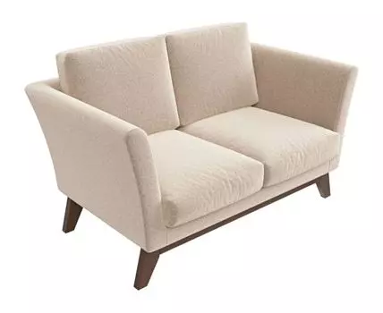 Прямой диван Дублин Мини (94, 90 см, Пружинный блок, Жесткие, Бежевый, 149, Малогабаритные)