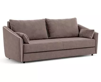 Прямой диван Флеш (92, 110 см, Плоские пружины «змейка», Полутороспальные, Диван-кровать, Коричневый, 226, Ширина 230 см)