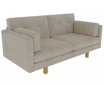 Прямой диван Ингвар Мини (83, 80 см, Без пружин, Мягкие, Бежевый, 167, Малогабаритные)