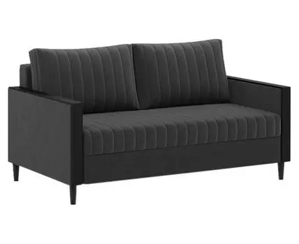 Прямой диван Ивар (88, 100 см, Без пружин, Двуспальные, Диван-кровать, Серый, 158, Малогабаритные)