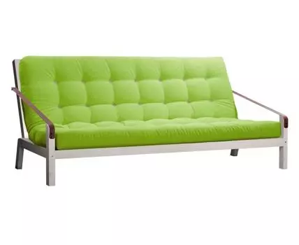 Прямой диван Локи (89, 100 см, Без пружин, Полутороспальные, Диван-кровать, Зеленый, 208, Ширина 210 см)