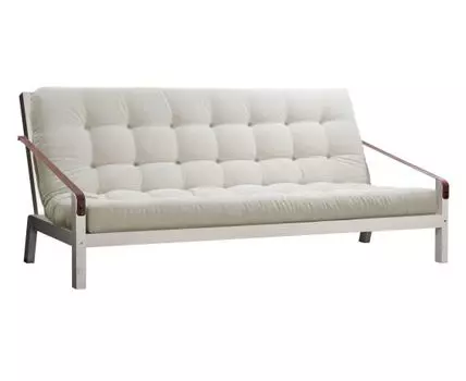 Прямой диван Локи (89, 100 см, Без пружин, Полутороспальные, Диван-кровать, Бежевый, 208, Ширина 210 см)