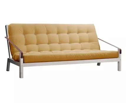 Прямой диван Локи (89, 100 см, Без пружин, Полутороспальные, Диван-кровать, Бежевый, 208, Ширина 210 см)