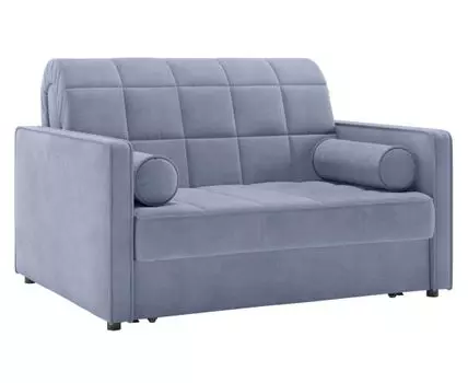 Прямой диван Модена (88, 100 см, С ящиком, Плоские пружины «змейка», Полутороспальные, Диван-кровать, Серый, 135, Малогабаритные)