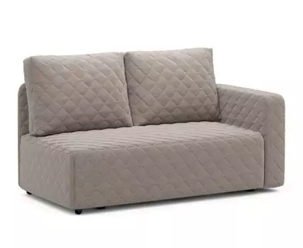 Прямой диван Мортон (92, 90 см, Пружинный блок, Односпальные, Жесткие, Бежевый, 162, Малогабаритные)