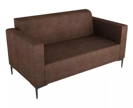 Прямой диван Ник (78.5, 80 см, Без пружин, Мягкие, Коричневый, 146, Малогабаритные)