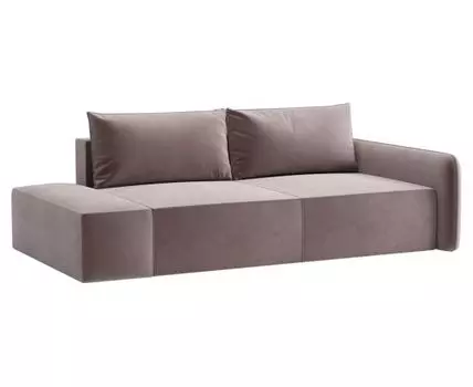 Прямой диван Портленд с банкеткой