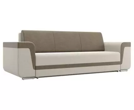 Прямой диван Рико (87, 100 см, Без пружин, Двуспальные, Диван-кровать, Бежевый, 265, Ширина 270 см)
