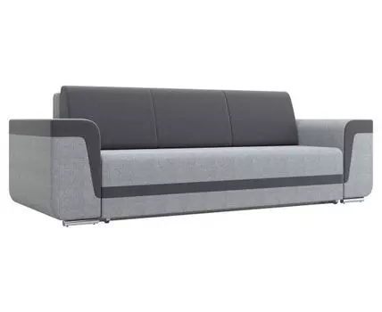 Прямой диван Рико (87, 100 см, Без пружин, Двуспальные, Диван-кровать, Серый, 265, Ширина 270 см)