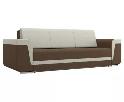 Прямой диван Рико (87, 100 см, Без пружин, Двуспальные, Диван-кровать, Коричневый, 265, Ширина 270 см)