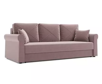 Прямой диван Роланд (93, 100 см, Пружинный блок, Двуспальные, Жесткие, Бежевый, 232, Ширина 230 см)