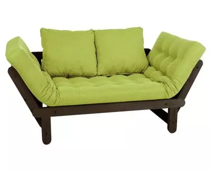 Прямой диван Сламбер (65, 70 см, Без ящика, Без пружин, Мягкие, 154, Малогабаритные)