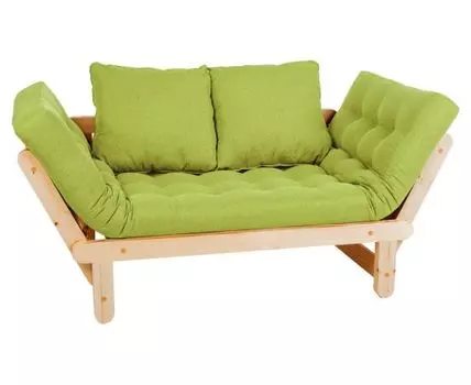 Прямой диван Сламбер (65, 70 см, Без ящика, Без пружин, Мягкие, 154, Малогабаритные)