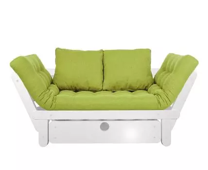 Прямой диван Сламбер (65, 70 см, С ящиком, Без пружин, Мягкие, 154, Малогабаритные)