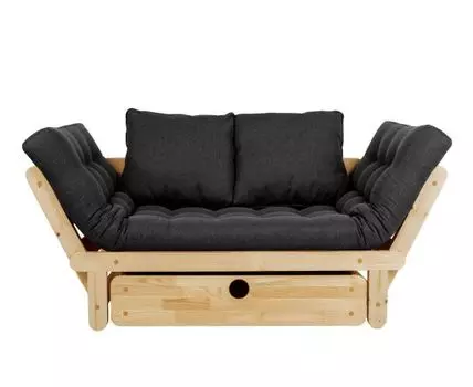 Прямой диван Сламбер (65, 70 см, С ящиком, Без пружин, Мягкие, 154, Малогабаритные)