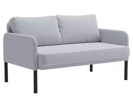 Прямой диван Свит (70, 80 см, Плоские пружины «змейка», Мягкие, Серый, 122, Малогабаритные)