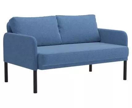 Прямой диван Свит (70, 80 см, Плоские пружины «змейка», Мягкие, Синий, 122, Малогабаритные)
