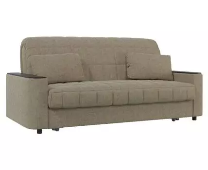 Прямой диван Танос (90, 100 см, Без ящика, Деревянные ламели, Двуспальные, Жесткие, Коричневый, 153, Большое спальное место)