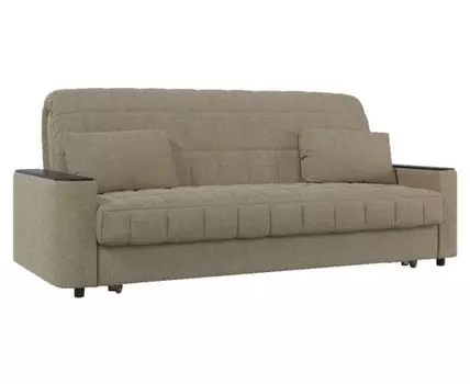 Прямой диван Танос (90, 100 см, С ящиком, Деревянные ламели, Двуспальные, Диван-кровать, Коричневый, 153, Большое спальное место)