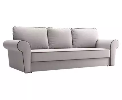 Прямой диван Техас (93, 100 см, Пружинный блок, Двуспальные, Жесткие, Бежевый, 254, Большое спальное место)