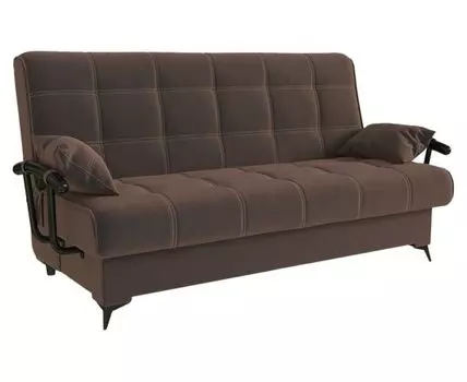 Прямой диван Теон с подлокотниками