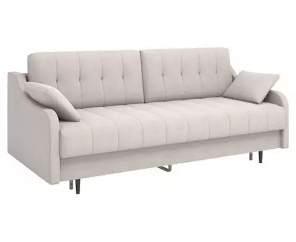 Прямой диван Трентон (96, 110 см, Пружинный блок, Двуспальные, Жесткие, Бежевый, 224, Большое спальное место)