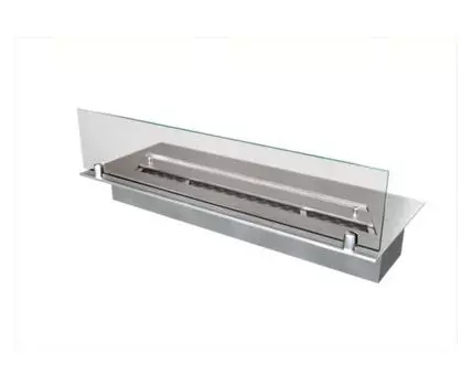 Прямоугольный контейнер ZeFire 500 со стеклом (серебристый, 50)