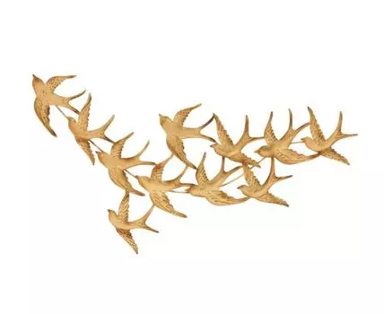 Птицы (золотистый, 100)