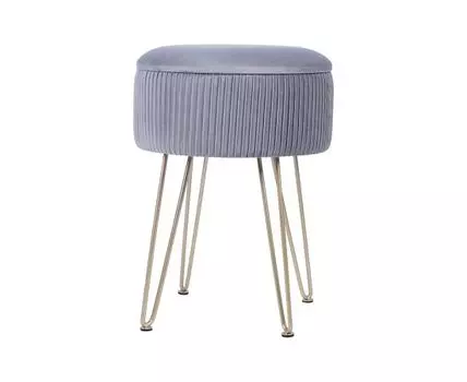 Пуф Астор серый