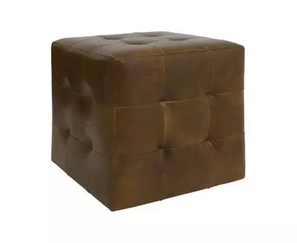 Пуф Brick Max (Коричневый, 43, Кожа Dizaro-винтаж (Hazelnut))