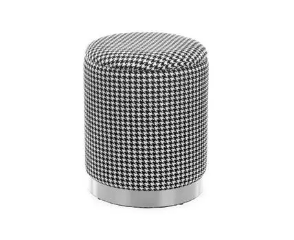 Пуф (черный, белый)