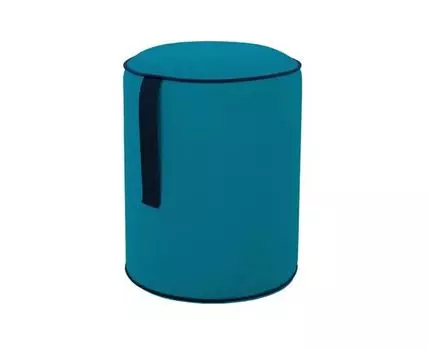 Пуф Drum Handle (Голубой, Ткань Ankor 33 Голубой/34 Темно-синий)