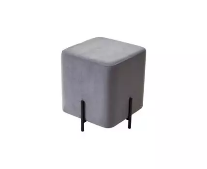 Пуф ФЕЛИКС (серый, черный, 37)