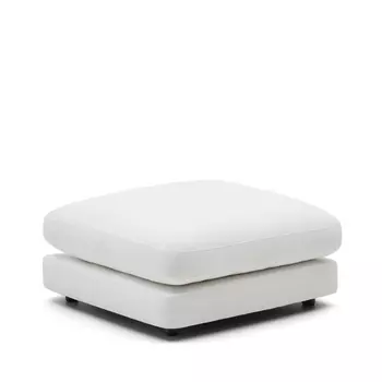 Пуф Gala белый 90 x 90 см