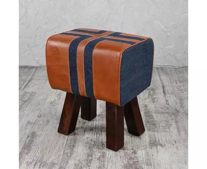 Пуф "Готи" (48, 40, Коричневый, Рыжий, 30)